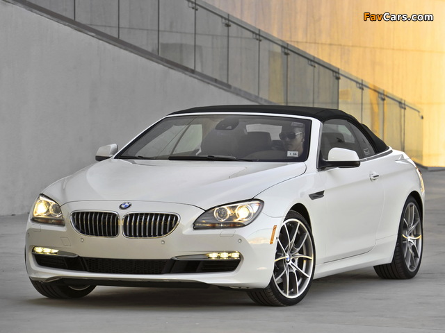 BMW 650i Cabrio US-spec (F12) 2011 wallpapers (640 x 480)