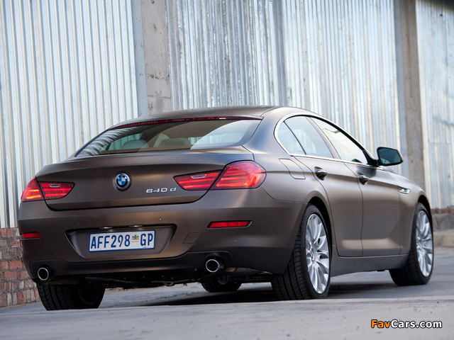 BMW 640d Gran Coupe ZA-spec (F06) 2012 images (640 x 480)