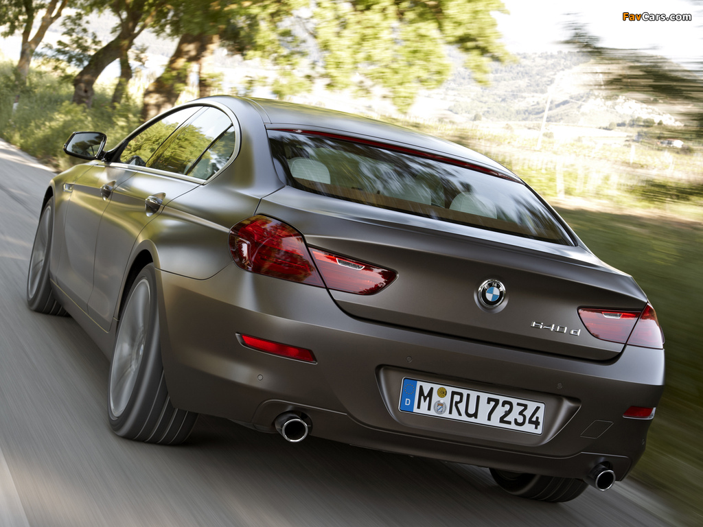 BMW 640d Gran Coupe (F06) 2012 pictures (1024 x 768)