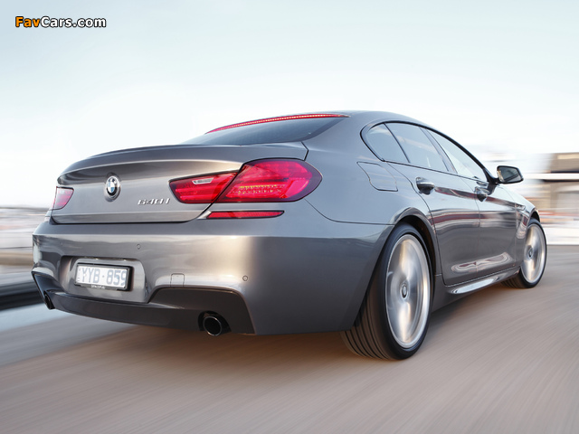 BMW 640i Gran Coupe M Sport Package AU-spec (F06) 2012 pictures (640 x 480)