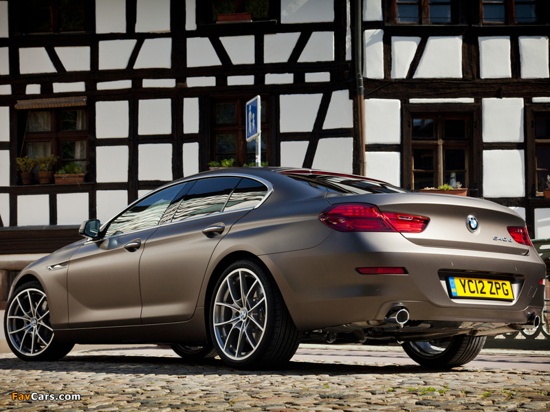 BMW 640d Gran Coupe UK-spec (F06) 2012 wallpapers (800 x 600)