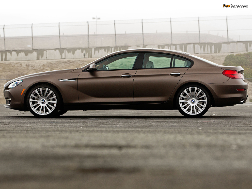 BMW 640i Gran Coupe US-spec (F06) 2012 wallpapers (1024 x 768)