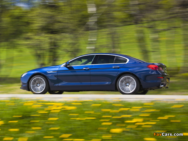 BMW 640d Gran Coupe UK-spec (F06) 2012 wallpapers (640 x 480)