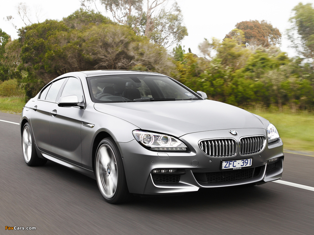 BMW 650i Gran Coupe M Sport Package AU-spec (F06) 2012 wallpapers (1024 x 768)