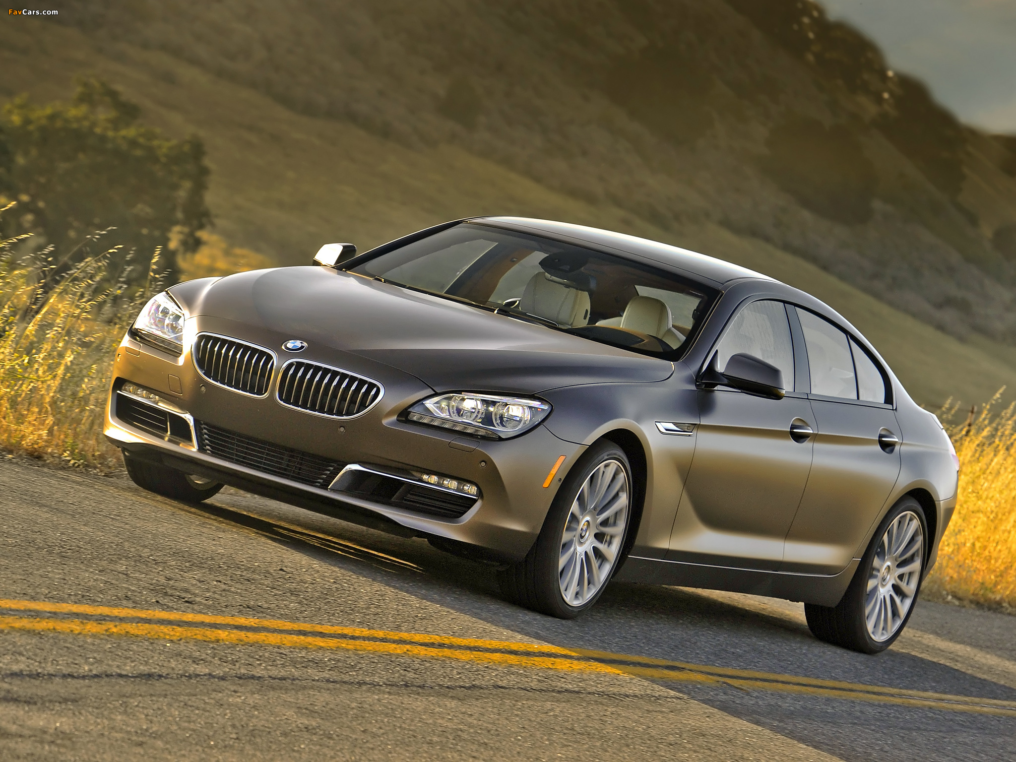 BMW 640i Gran Coupe US-spec (F06) 2012 wallpapers (2048 x 1536)