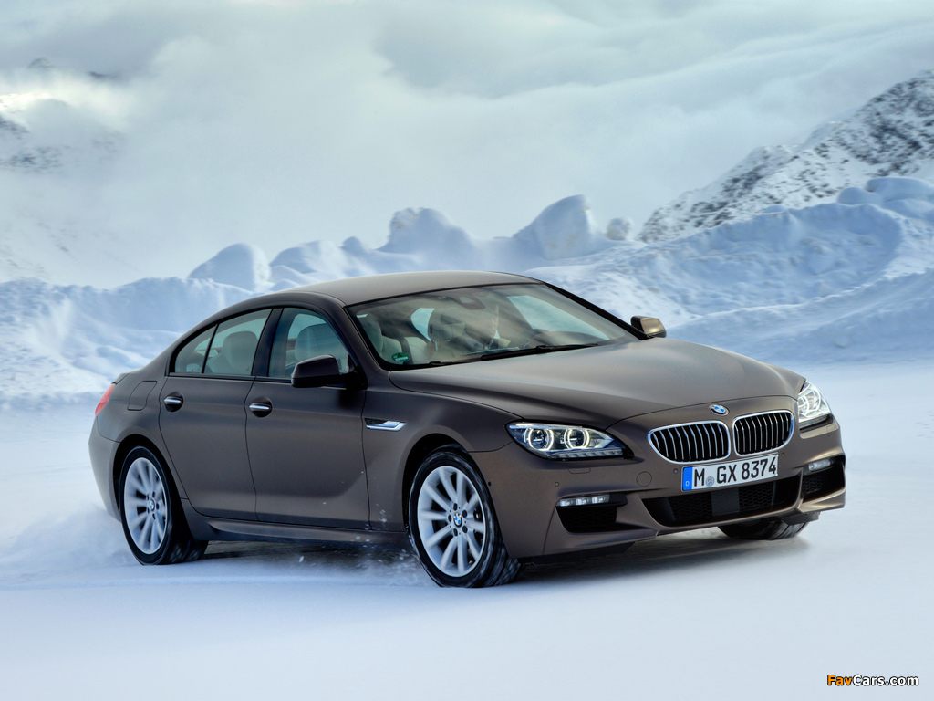 BMW 640i xDrive Gran Coupe M Sport Package (F06) 2013 images (1024 x 768)