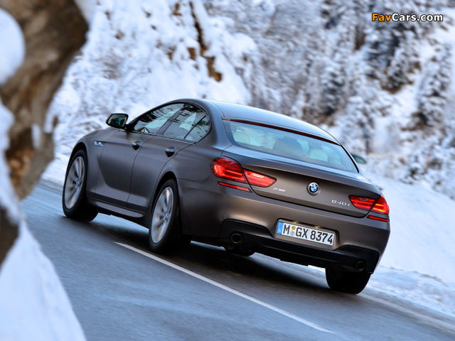 BMW 640i xDrive Gran Coupe M Sport Package (F06) 2013 photos (640 x 480)