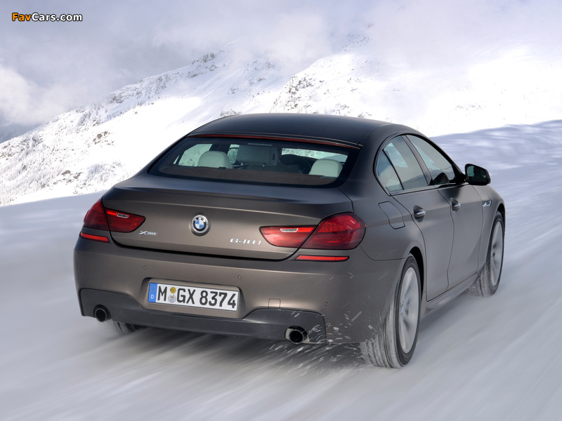 BMW 640i xDrive Gran Coupe M Sport Package (F06) 2013 photos (800 x 600)