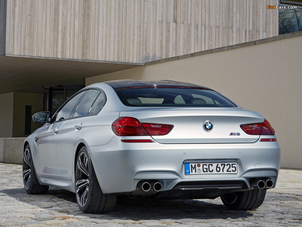 BMW M6 Gran Coupe (F06) 2013 pictures (1024 x 768)