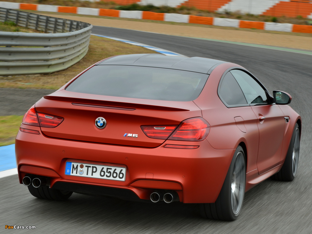 BMW M6 Coupe Competition Package (F13) 2013 wallpapers (1024 x 768)
