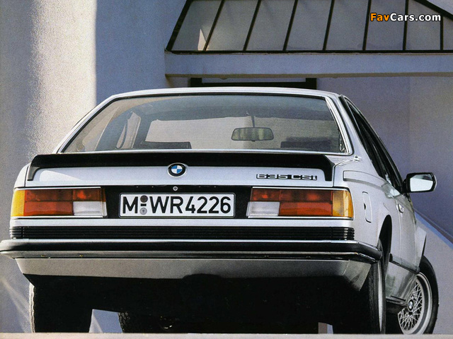 BMW 635CSi (E24) 1978–87 pictures (640 x 480)