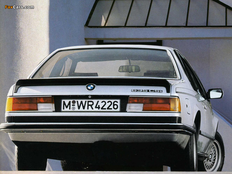 BMW 635CSi (E24) 1978–87 pictures (800 x 600)