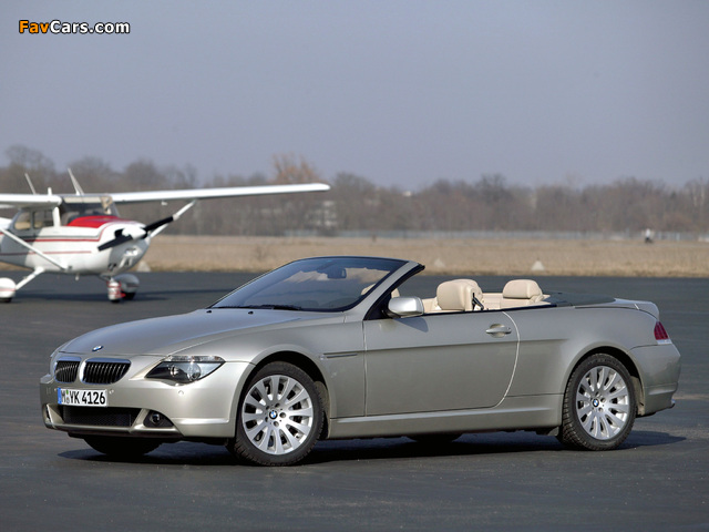 BMW 6 Series Cabrio (E64) 2004–07 images (640 x 480)