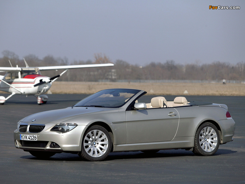 BMW 6 Series Cabrio (E64) 2004–07 images (800 x 600)