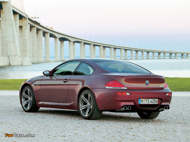 BMW M6 (E63) 2005–10 photos (640 x 480)