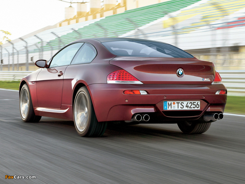 BMW M6 (E63) 2005–10 pictures (800 x 600)