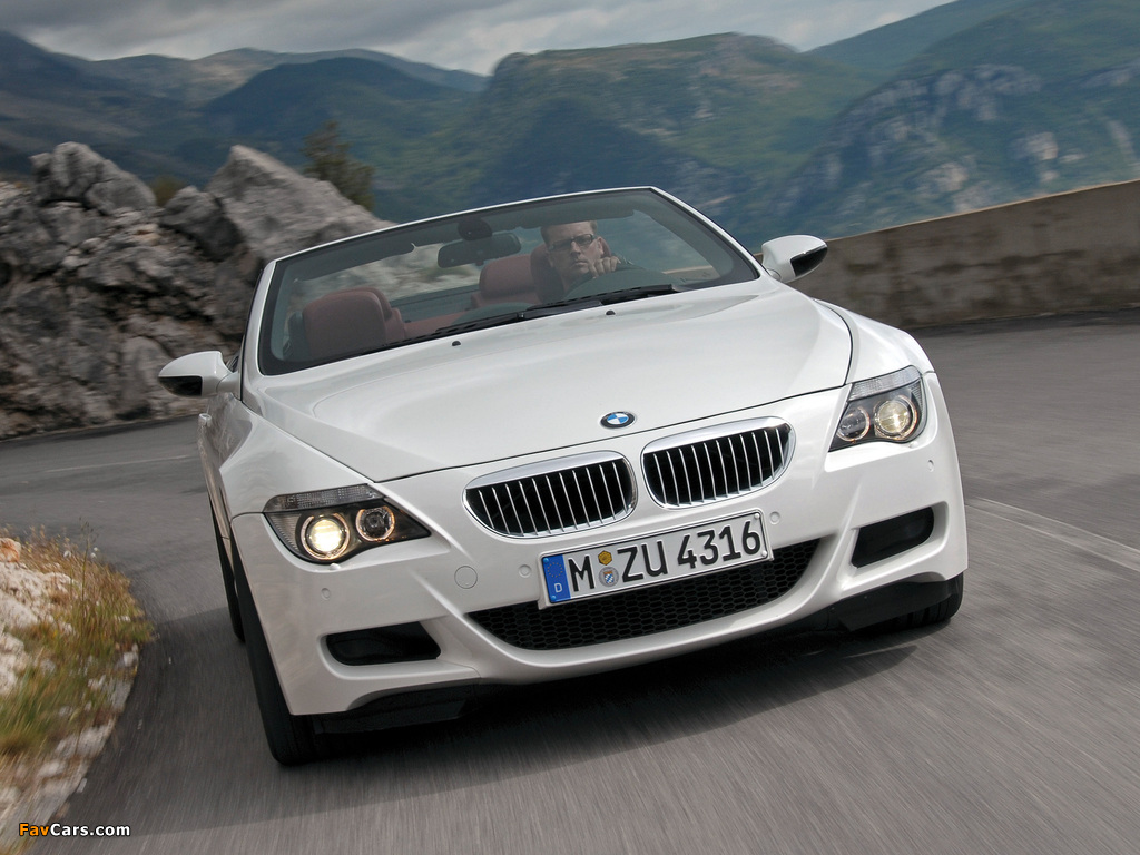 BMW M6 Cabrio (E64) 2007–10 pictures (1024 x 768)