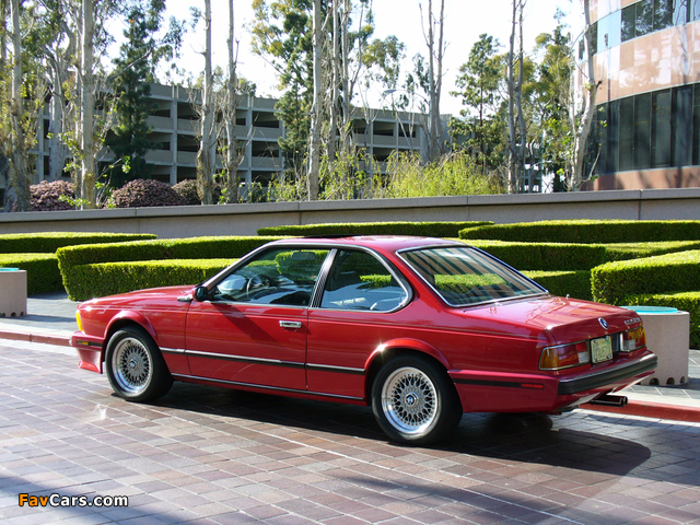 Images of BMW 635 CSi US-spec (E24) 1987–89 (640 x 480)