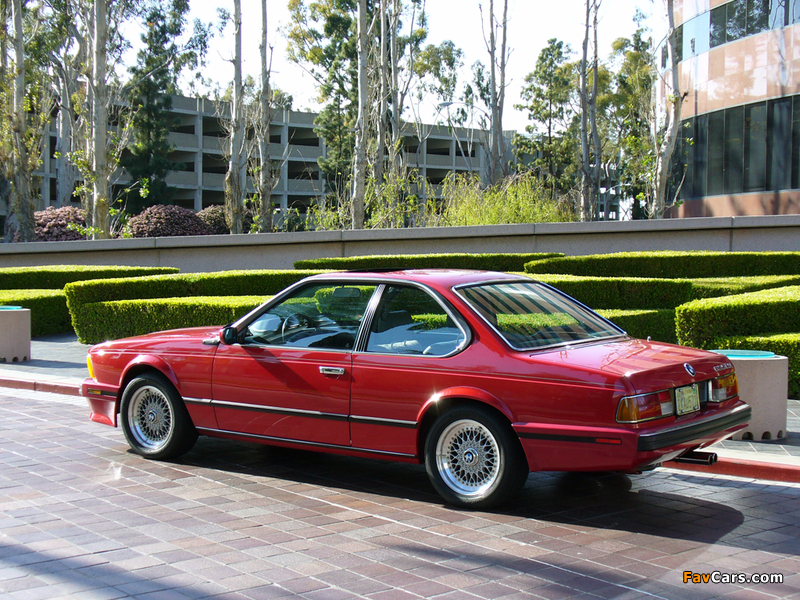 Images of BMW 635 CSi US-spec (E24) 1987–89 (800 x 600)