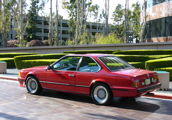 Images of BMW 635 CSi US-spec (E24) 1987–89