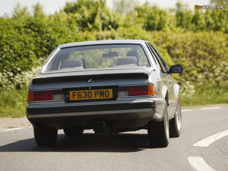 Images of BMW 635 CSi UK-spec (E24) 1987–89 (800 x 600)