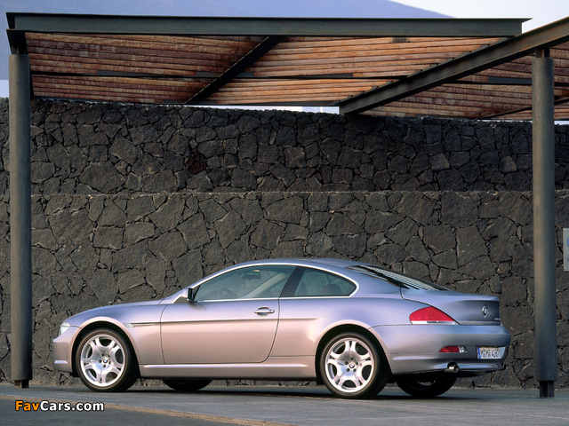 Images of BMW 645Ci Coupe (E63) 2004–07 (640 x 480)