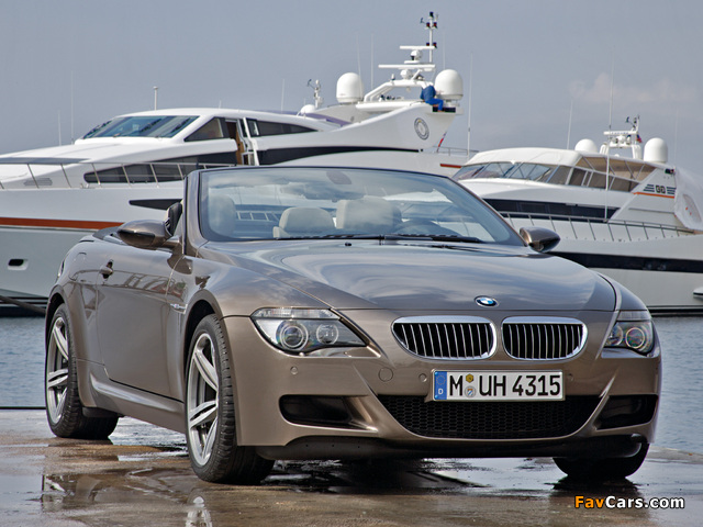 Images of BMW M6 Cabrio (E64) 2007–10 (640 x 480)