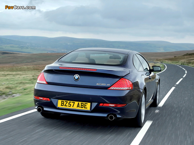 Images of BMW 635d Coupe UK-spec (E63) 2008–11 (640 x 480)