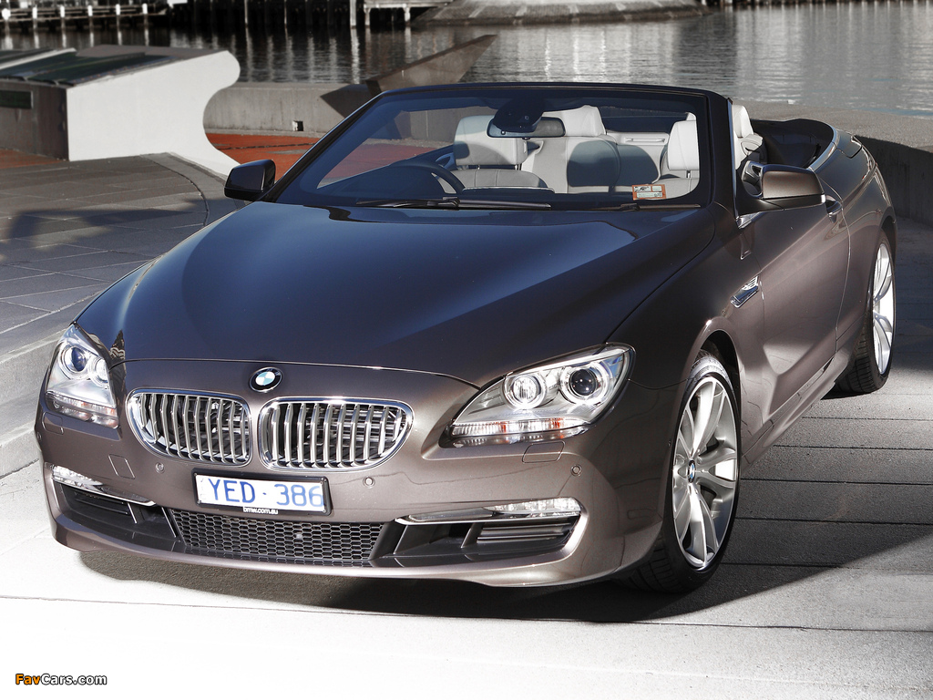 Images of BMW 650i Cabrio AU-spec (F12) 2011 (1024 x 768)