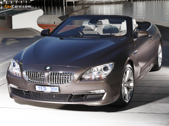 Images of BMW 650i Cabrio AU-spec (F12) 2011 (640 x 480)