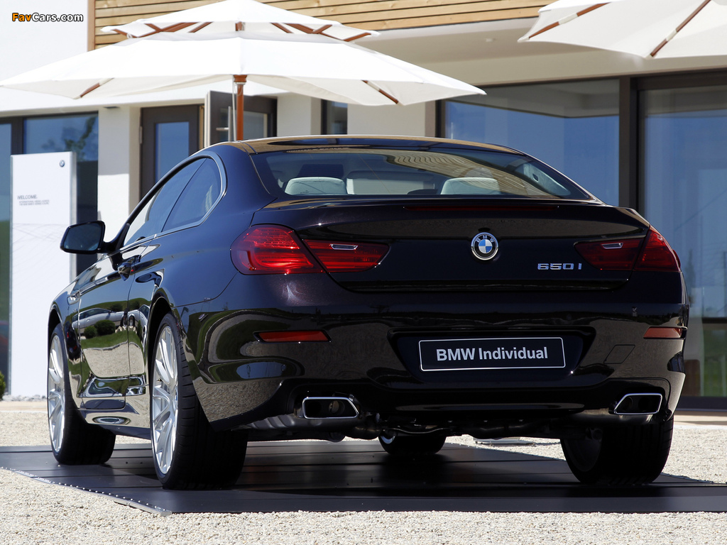 Images of BMW 6 Series Individual Coupe (F13) 2011 (1024 x 768)