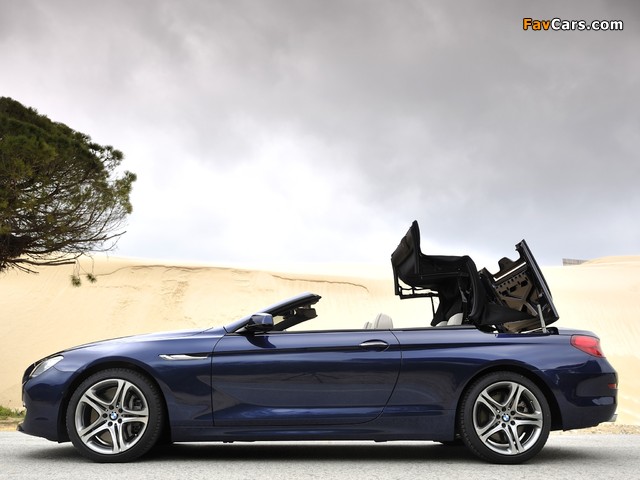 Images of BMW 650i Cabrio UK-spec (F12) 2011 (640 x 480)