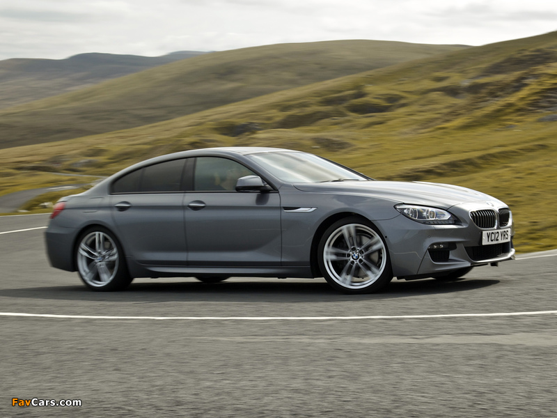 Images of BMW 640d Gran Coupe M Sport Package UK-spec (F06) 2012 (800 x 600)