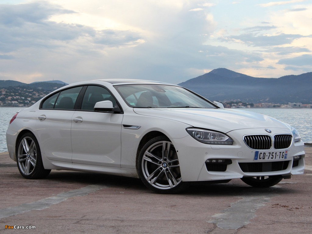 Images of BMW 640d Gran Coupe M Sport Package (F06) 2012 (1024 x 768)