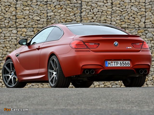 Images of BMW M6 Coupe Competition Package (F13) 2013 (640 x 480)