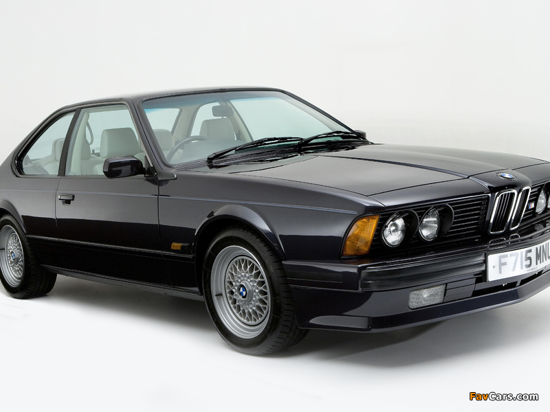 Photos of BMW M635 CSi UK-spec (E24) 1984–1989 (800 x 600)