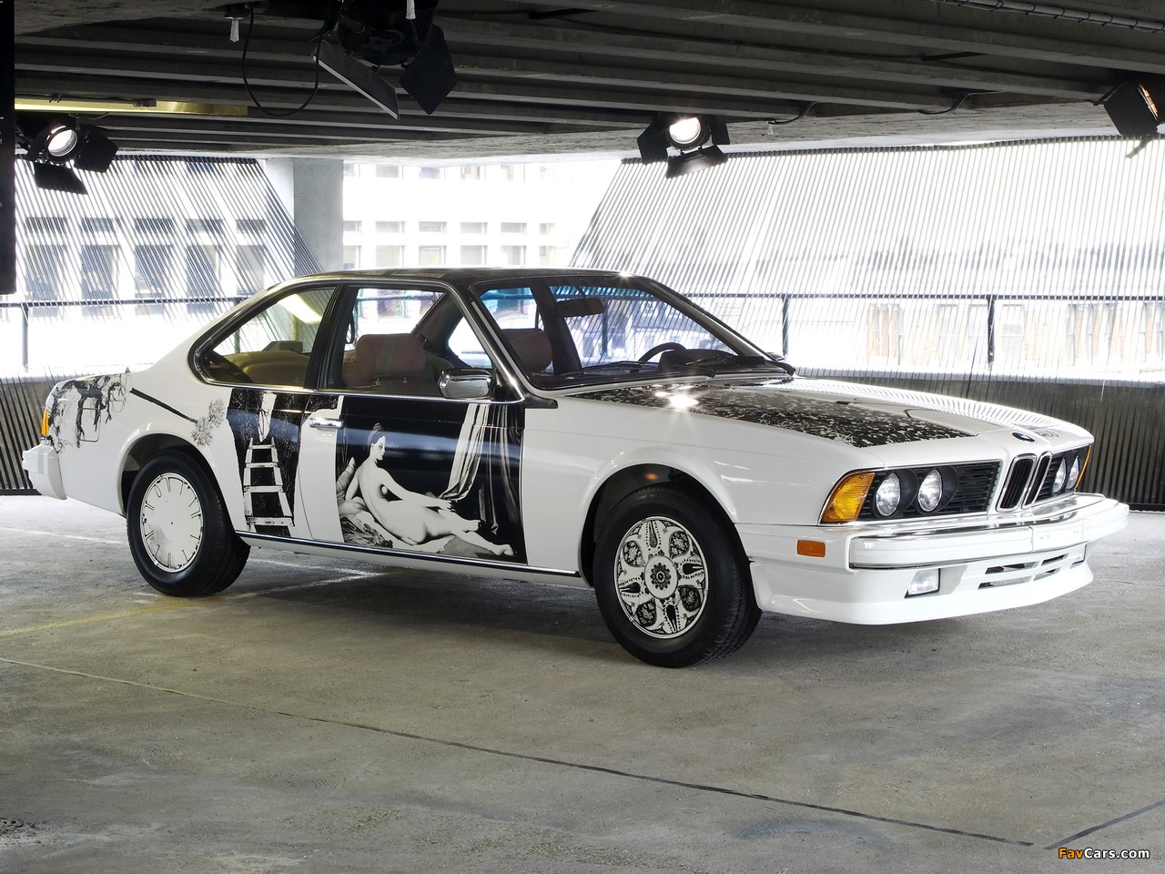 Photos of BMW 635 CSi Art Car by Robert Rauschenberg (E24) 1986 (1280 x 960)