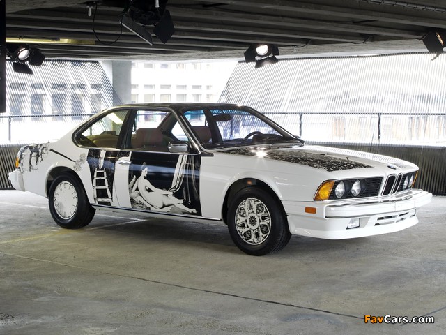 Photos of BMW 635 CSi Art Car by Robert Rauschenberg (E24) 1986 (640 x 480)