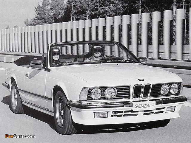 Photos of Gemballa BMW 635CSi Cabrio (E24) 1986 (640 x 480)