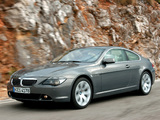 Photos of BMW 645Ci Coupe (E63) 2004–07