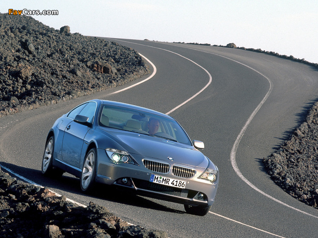 Photos of BMW 645Ci Coupe (E63) 2004–07 (640 x 480)