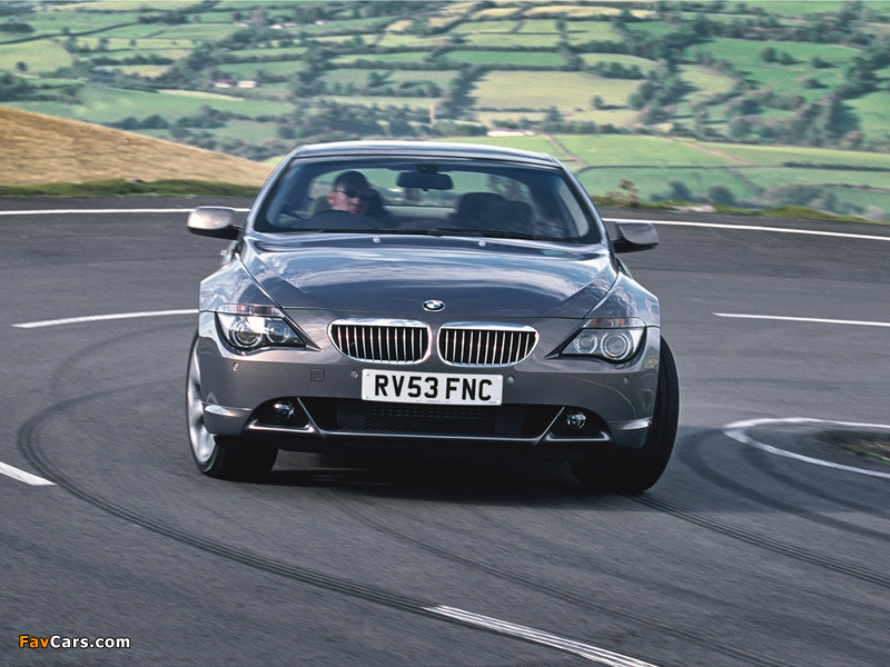 Photos of BMW 630i Coupe UK-spec (E63) 2005–07 (800 x 600)