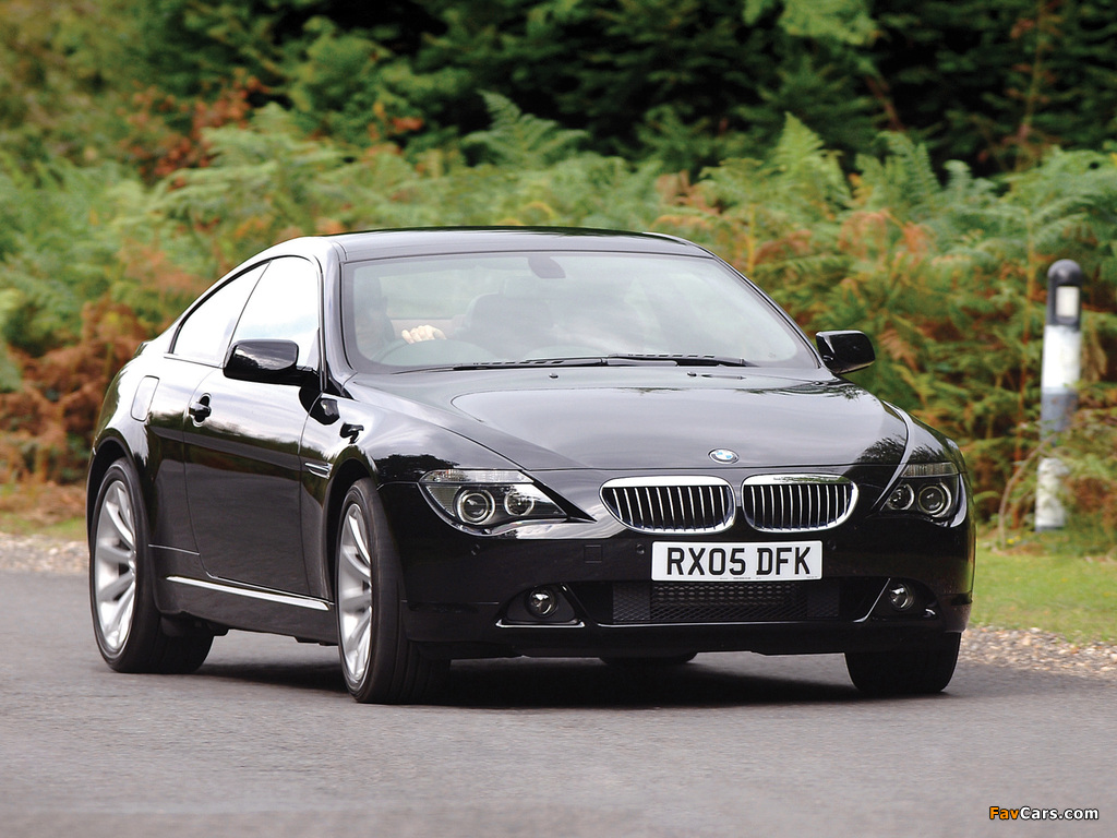 Photos of BMW 650i Coupe UK-spec (E63) 2005–07 (1024 x 768)