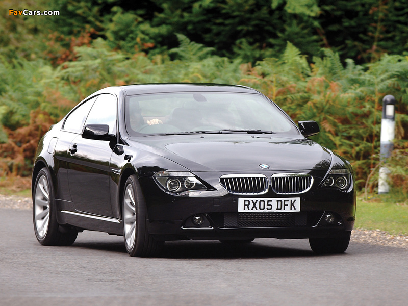 Photos of BMW 650i Coupe UK-spec (E63) 2005–07 (800 x 600)