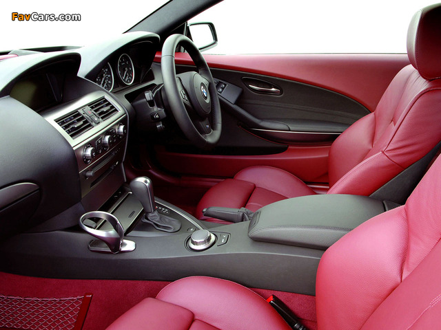 Photos of BMW 650i Coupe UK-spec (E63) 2005–07 (640 x 480)