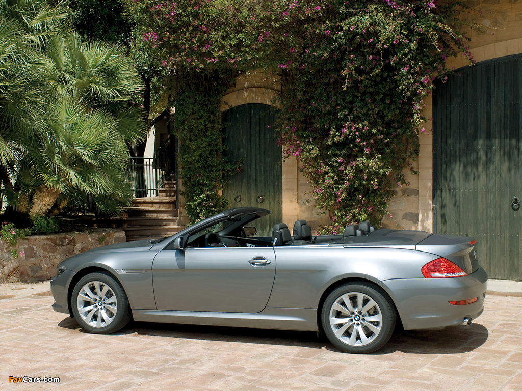 Photos of BMW 650i Cabrio (E64) 2008–11 (1024 x 768)