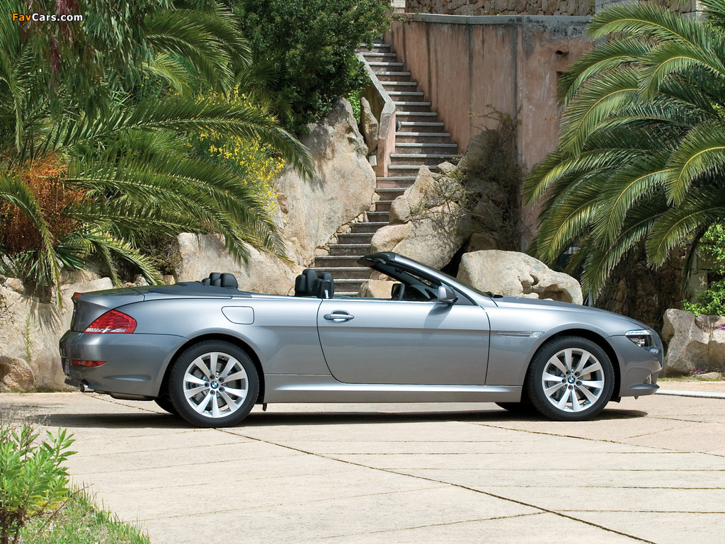 Photos of BMW 650i Cabrio (E64) 2008–11 (1024 x 768)