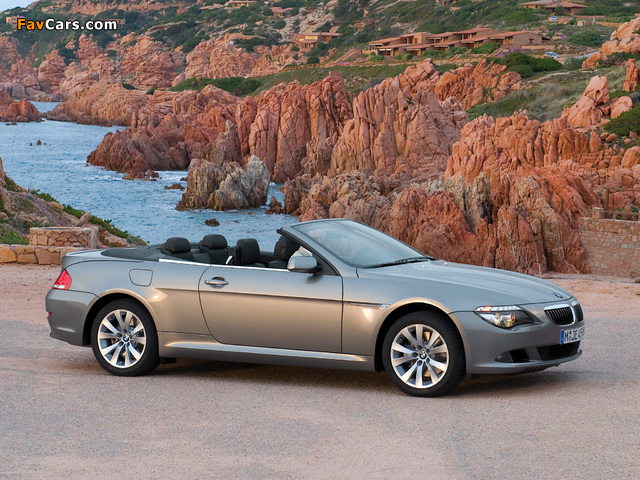 Photos of BMW 650i Cabrio (E64) 2008–11 (640 x 480)