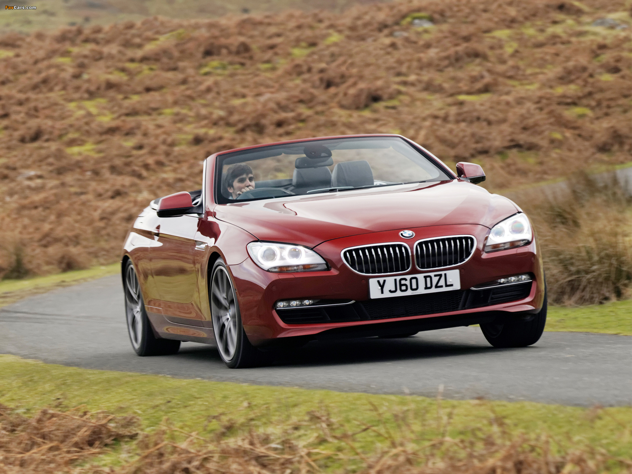 Photos of BMW 640i Cabrio UK-spec (F12) 2011 (2048 x 1536)