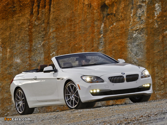 Photos of BMW 650i Cabrio US-spec (F12) 2011 (640 x 480)